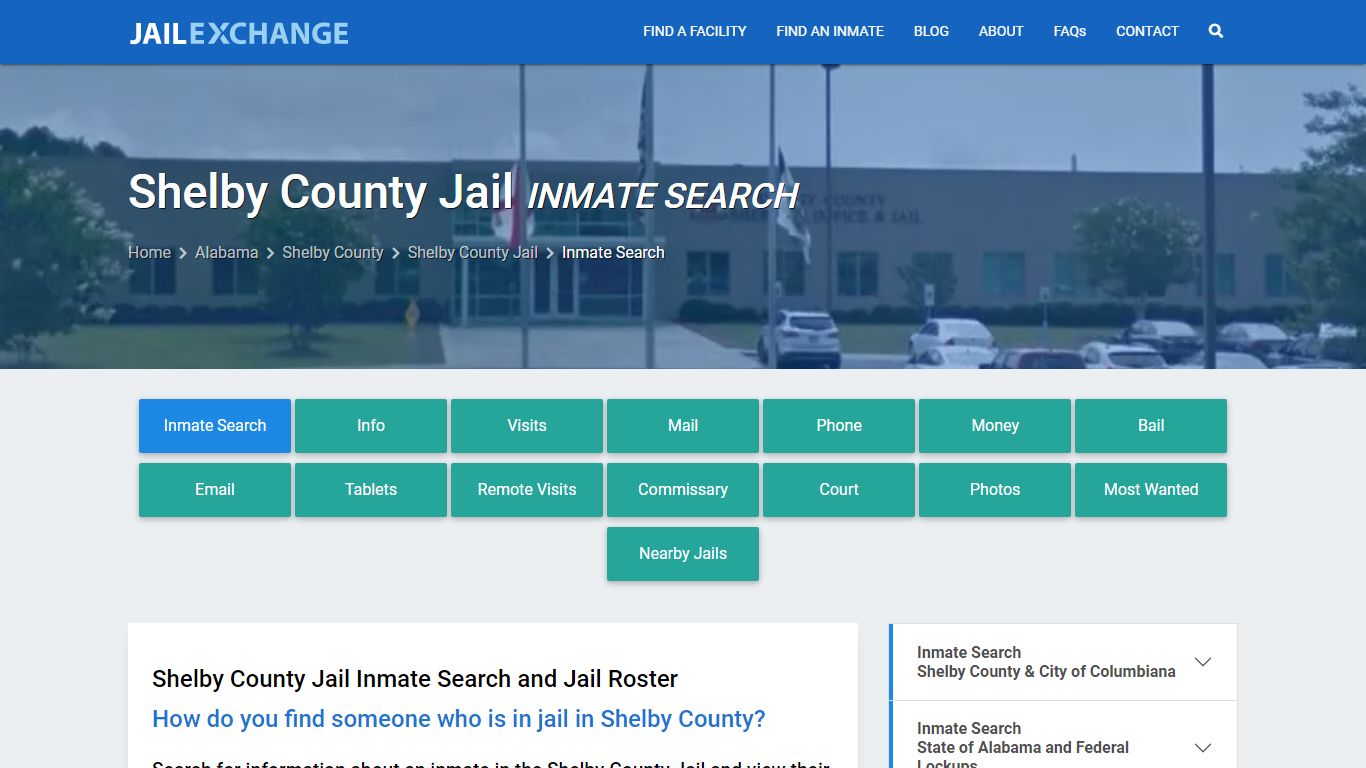 Inmate Search: Roster & Mugshots - Shelby County Jail, AL